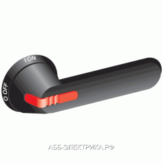 ABB OHB95J12E011-RUH Ручка черная для рубильников OT315..400E,с символами для управления через дверь